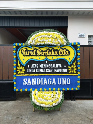 Papan Bunga Duka di Siokona